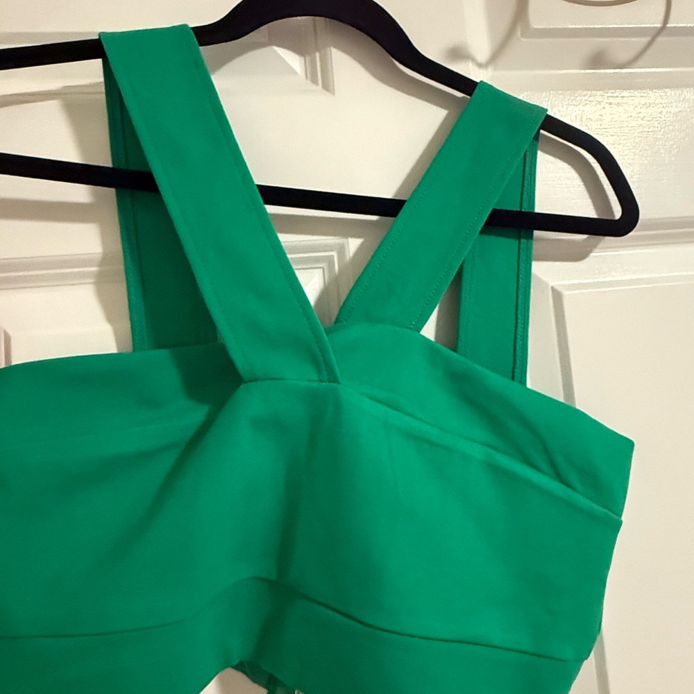 Green Sleeveless Top